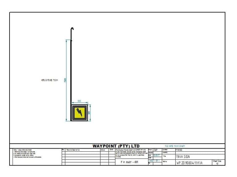11KVA SIGN | Waypoint Engineering