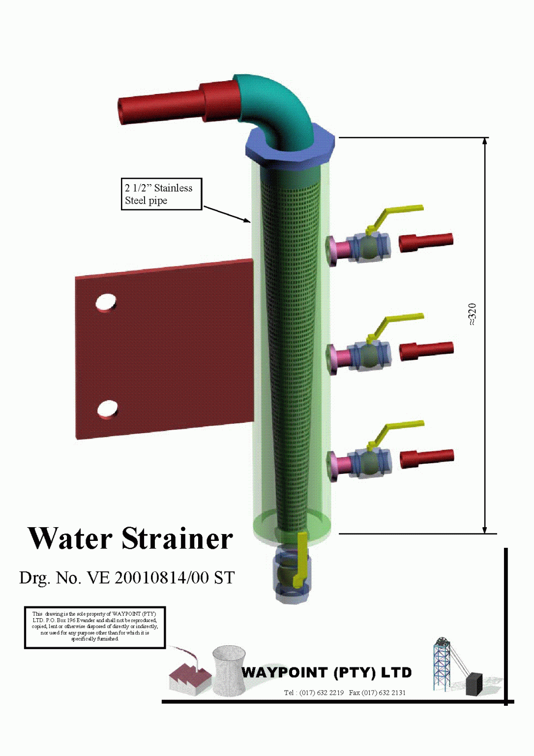 Water Strainer | Waypoint Engineering