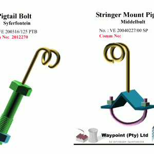 Pigtail Bolt(Middelbult)