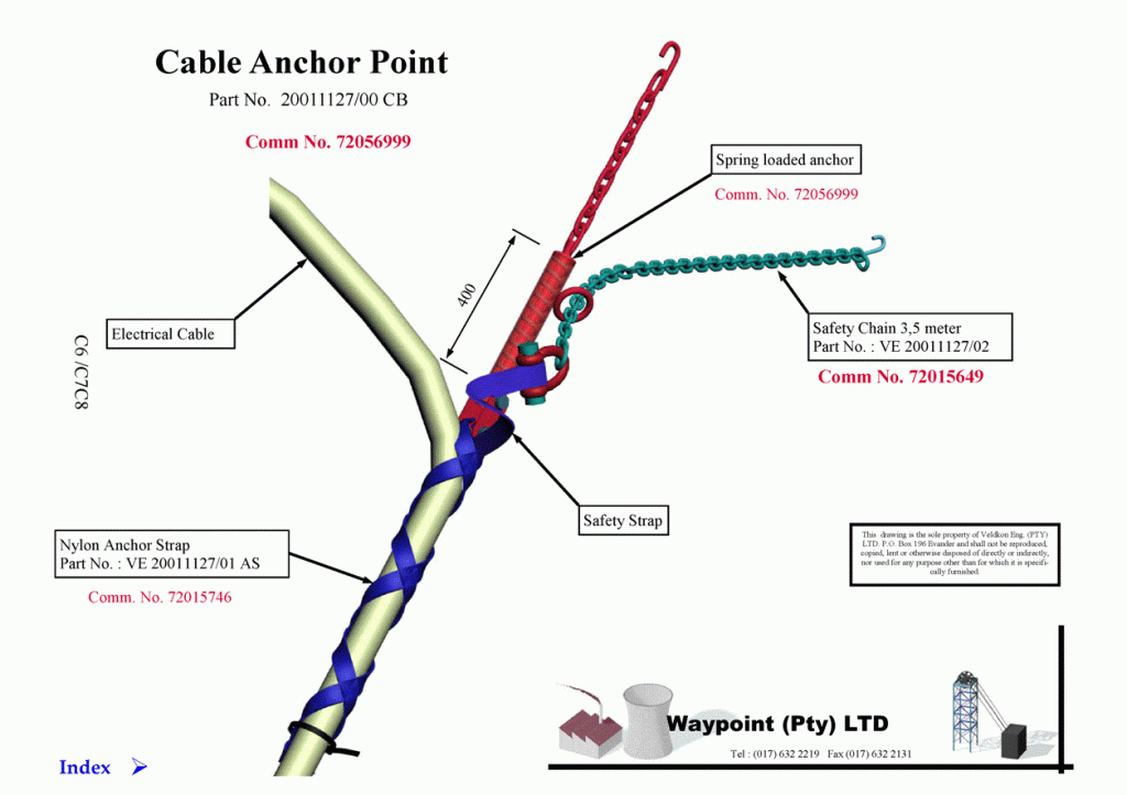 Cable Anchor Point | Waypoint Engineering
