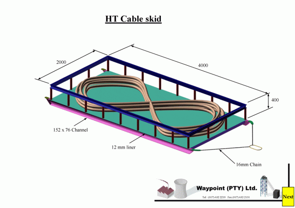 HT Cable Skid | Waypoint Engineering