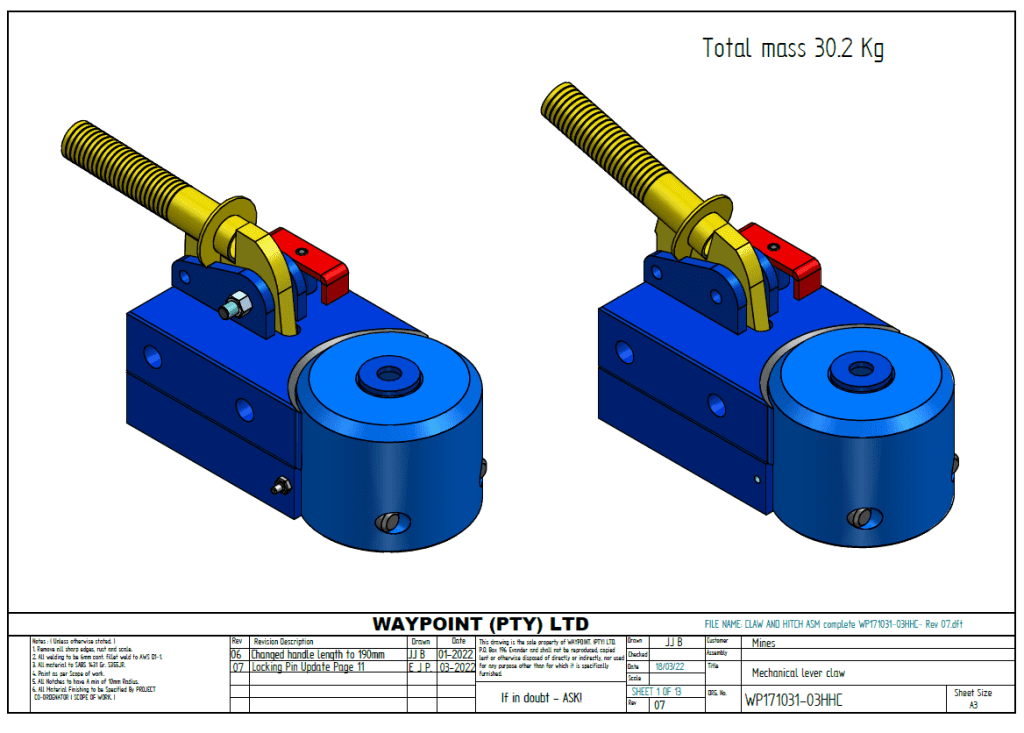 CLAW, 100mm | Waypoint Engineering