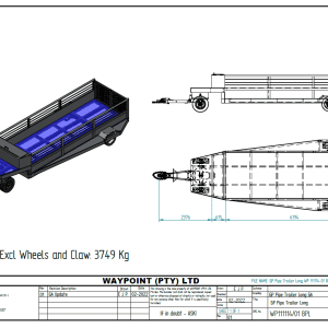 GP Pipe Trailer Long