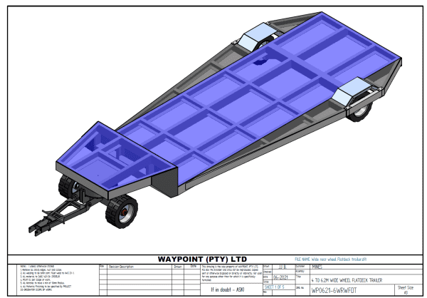 Flatdeck Trailer(wide) | Waypoint Engineering